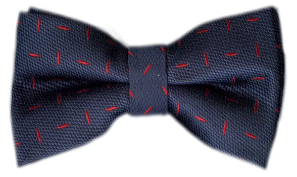 Gravata Borboleta Nó Duplo Jacquard de Seda (10cm x 5cm) Produto Exclusivo - gbndjp0005