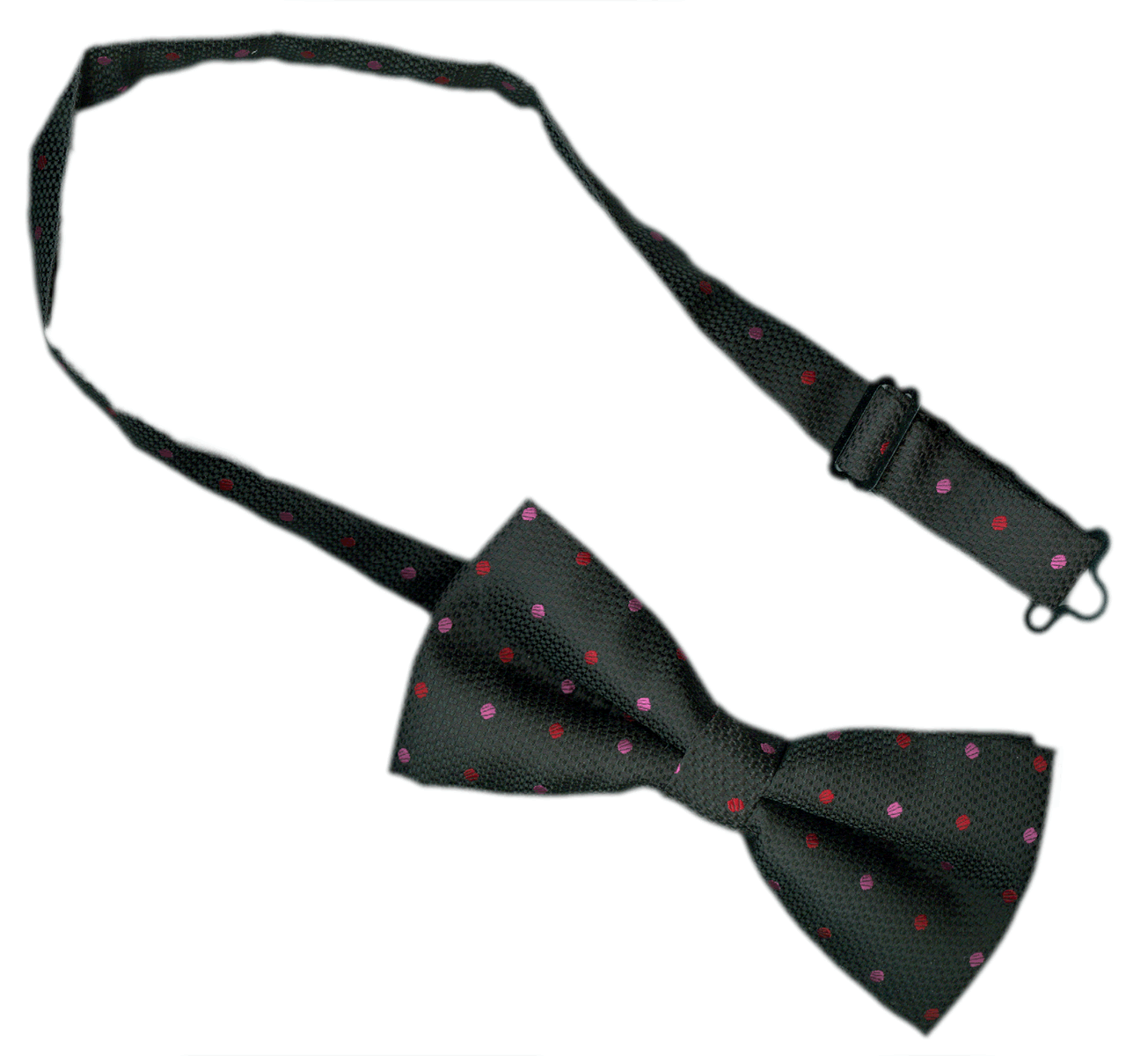 Gravata Borboleta Nó Duplo Jacquard de Poliester (11,5cm x 6cm) - gbndjp0022