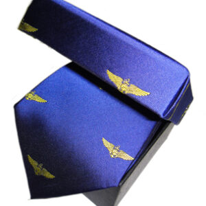 Gravata personalizada fio a fio Marinha RJ Aeronautica germaraer