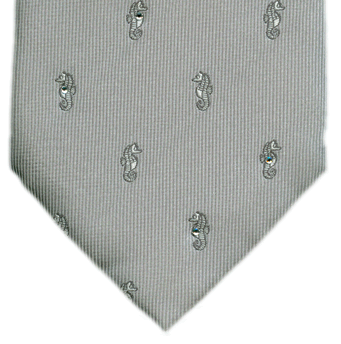 Gravata Tradicional em Jacquard de Seda com cristais Swarovski gtjssw0003