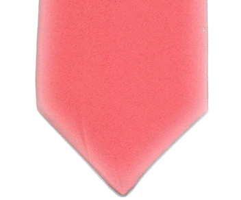 Gravata Skinny - Retro - Slim 6cm larg. Coral Cetim gtslim093