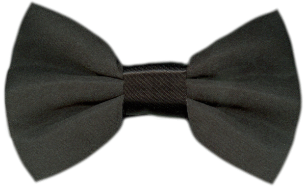 Gravata Borboleta (11,5cm x 7cm) gb0002 Preto Cetim