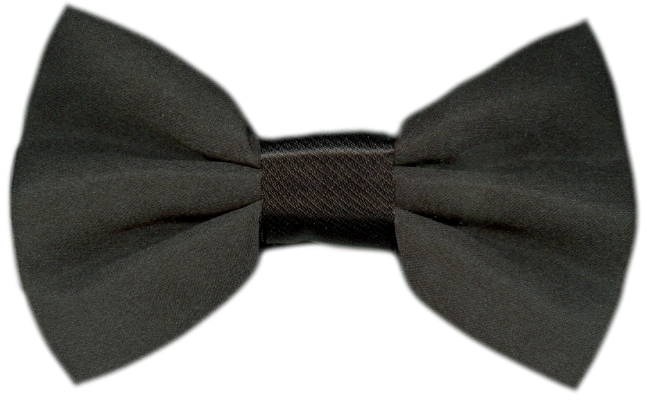 Gravata Borboleta (11,5cm x 7cm) gb0002 Preto Cetim