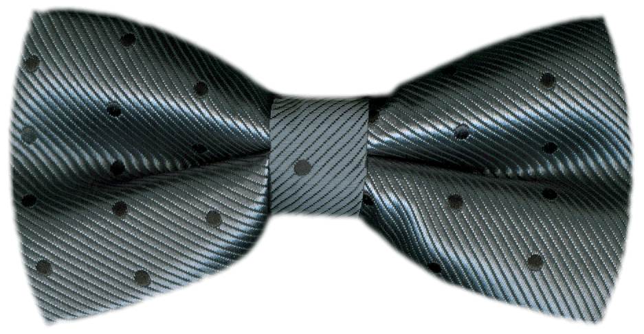 Gravata Borboleta Nó Duplo Jacquard de Poliester (11,5cm x 6cm) - gbndjp0012