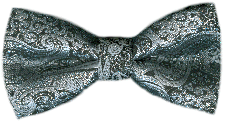 Gravata Borboleta Nó Duplo Jacquard de Poliester (11,5cm x 6cm) - gbndjp0020