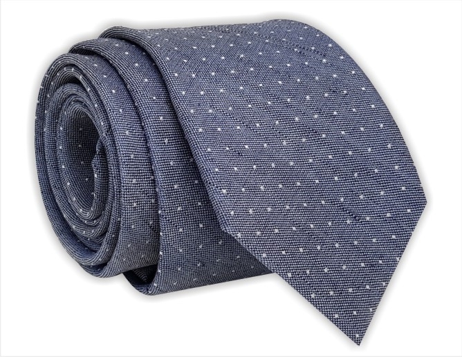Gravata Calvin Klein Super Slim 54% Jacquard Seda 46% Linho GVIP013 - Peça Unica!