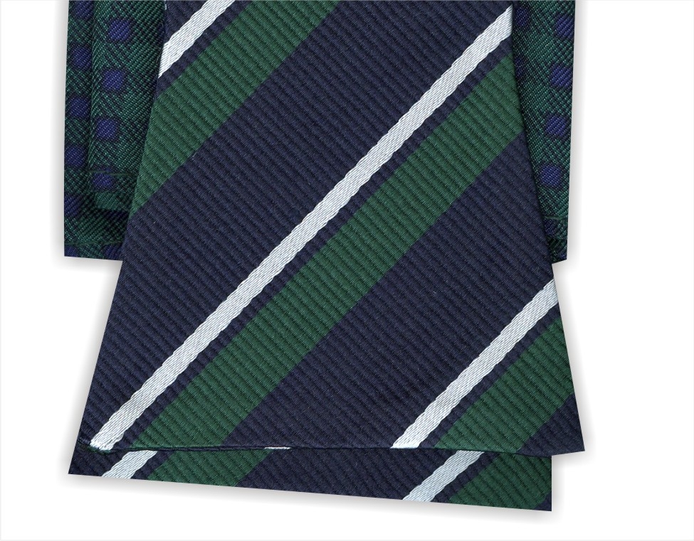 Gravata Borboleta Tradicional Tommy Hilfiger em Jacquard de Seda com lenço "Peça ÚNICA" - gbtrad022;