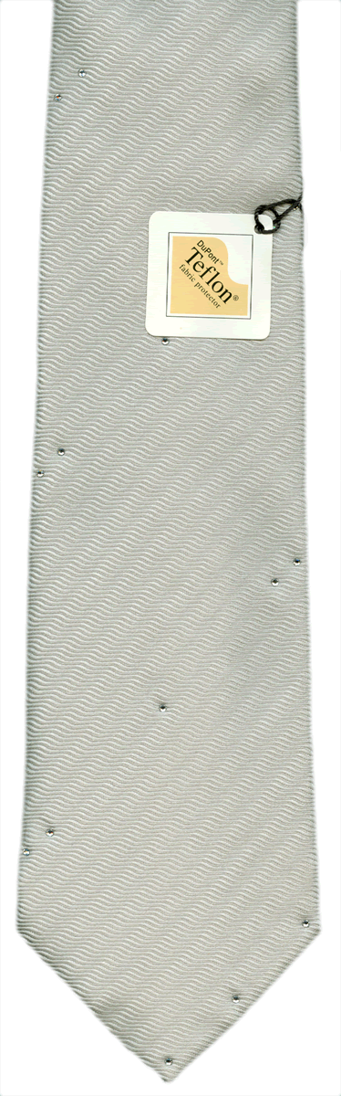 Gravata Tradicional em Jacquard de Seda com cristais Swarovski gtjssw0001